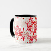 MUG MAPLE MADE WITH TRIANGLES CANADA FLAG BY MASANSER (Devant gauche)