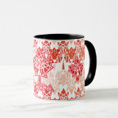 MUG MAPLE MADE WITH TRIANGLES CANADA FLAG BY MASANSER (Devant droit)