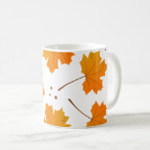 Mug Maple Mirth : Feuilles d'automne de dessin (Devant droit)