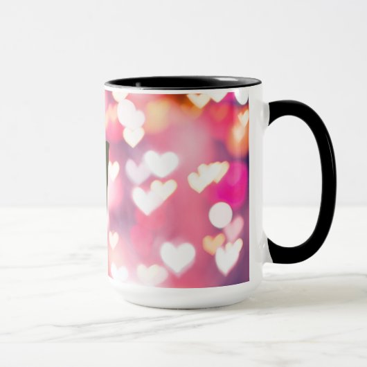 Mug maquette de lettres (Droite)