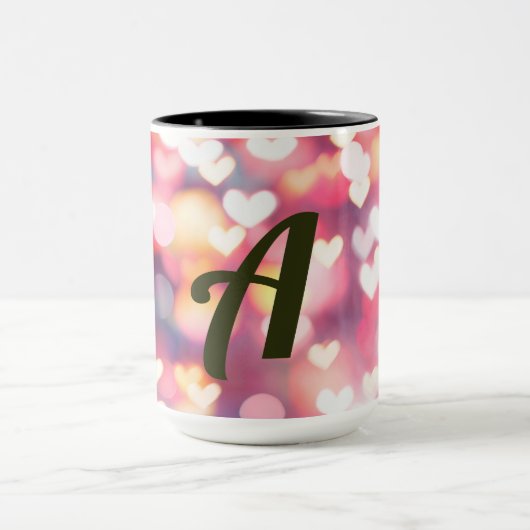 Mug maquette de lettres (Centre)