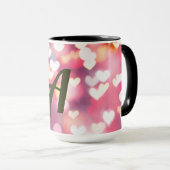 Mug maquette de lettres (Devant droit)