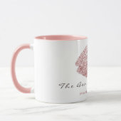Mug Maquillage Artiste Beauté Kiss Lips Rose Rose Part (Gauche)