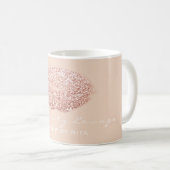 Mug Maquillage Artiste Beauté Studio Rose Parties scin (Devant droit)