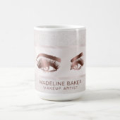 Mug Maquillage Artiste Eyebrow Eyes Lashes Rose Gold (Centre)