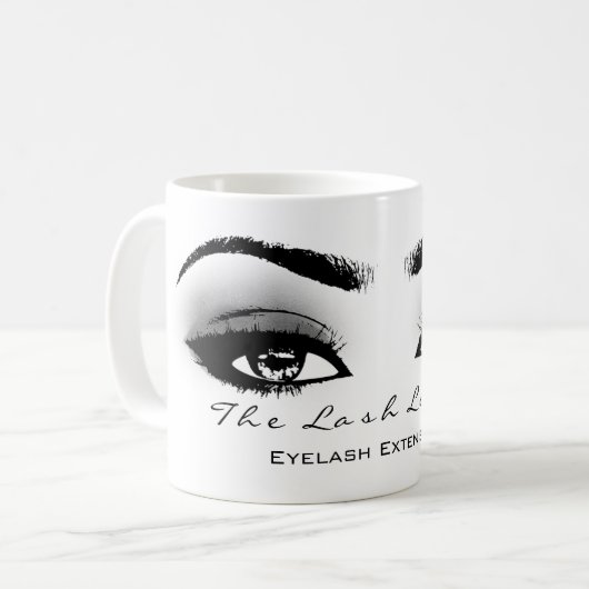 Mug Maquillage Artiste Eyelash Extension Studio Oeil g (Devant gauche)