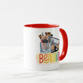 Mug maquillage de beauté (Devant droit)
