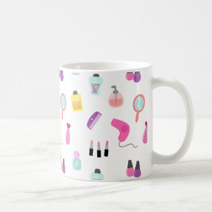 Mug Maquillage Féminin, Beauté, Motif de Soin