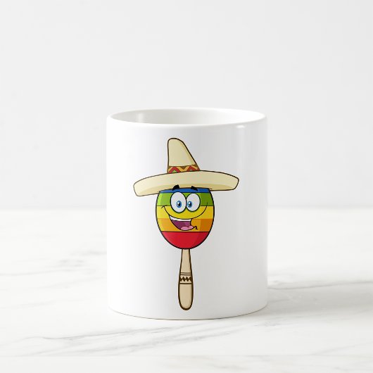 Mug Maraca avec Sombrero Fiesta Colorée