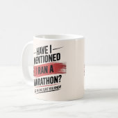 Mug Marathon de 26,2 miles (Devant gauche)