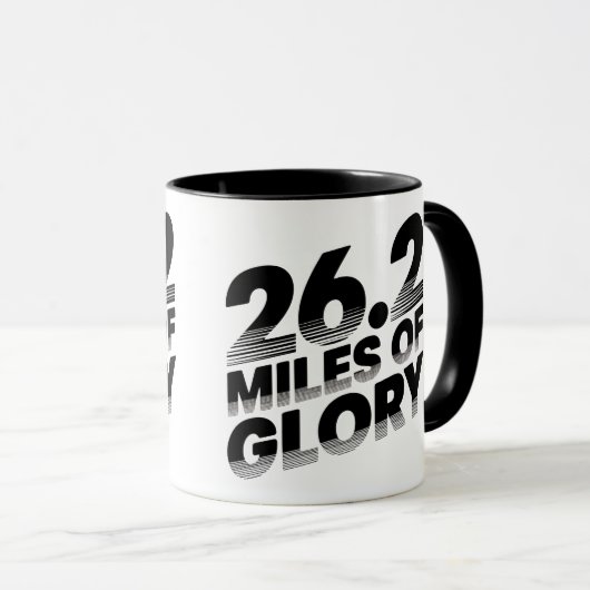 Mug Marathon de 26,2 miles (Devant droit)
