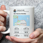 Mug Marathon | Demi-Marathon Meilleur coureur Cadeau<br><div class="desc">Un cadeau parfait pour les coureurs ! 0 personnalisable. Customisé Gps Plan Activité Mug pour les coureurs,  cyclistes,  trekkers et nageurs.</div>