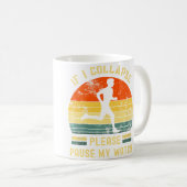 Mug Marathon Drôle (Devant droit)