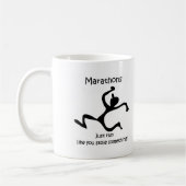 Mug Marathon drôle (Gauche)