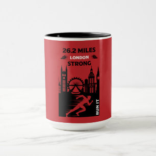 Mug Marathon Runner Londres 26.2