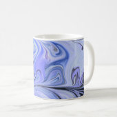 Mug Marble Forms – White & Grey Minimal Texture (Devant droit)