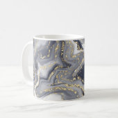 Mug Marbled Gray, White and Gold (Devant gauche)