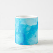 Mug Marbre blanc bleu texture avec motif naturel (Centre)