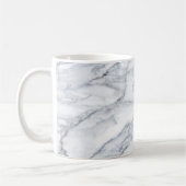 Mug Marbre blanc Carrara Calacatta Texture (Gauche)