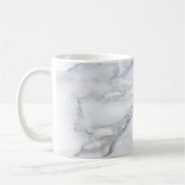 Mug Marbre blanc Carrara Calacatta Texture (Gauche)