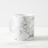 Mug MARBRE BLANC PixDezines (Devant gauche)