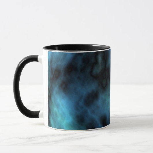 Mug Marbre Bleu Cosmic Faux (Gauche)