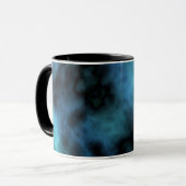 Mug Marbre Bleu Cosmic Faux (Devant gauche)