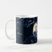 Mug Marbre bleu de minuit Harry+Meghan (Gauche)