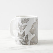 Mug Marbre Carrare et effet argent Le Chat d'Argent (Devant gauche)