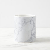 Mug Marbre classique de blanc gris (Centre)