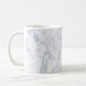 Mug Marbre classique de blanc gris (Gauche)