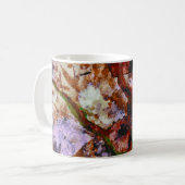 Mug Marbre de cristal de quartz de feu Abstrait (Devant gauche)