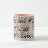 Mug Marbre de luxe Parties scintillant rose rose pâle (Centre)