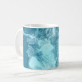 Mug Marbre d'eau bleue (Devant gauche)