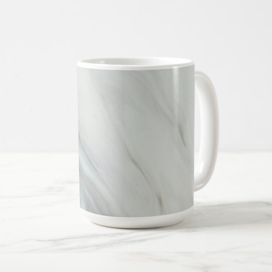 Mug Marbre design gris pierre classique mule (Devant droit)