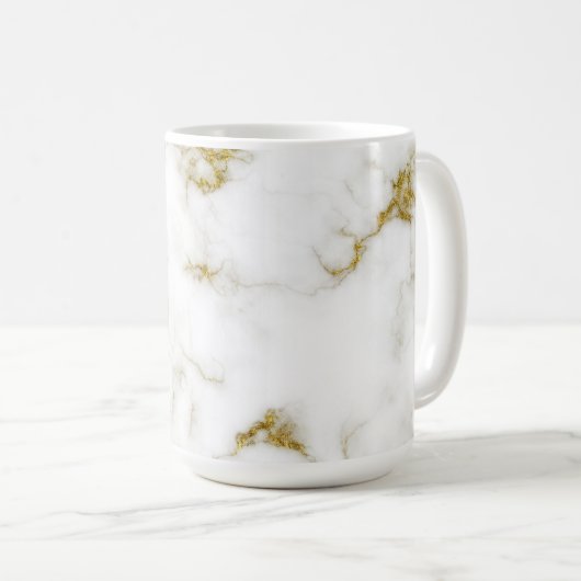 Mug Marbre doré (Devant droit)