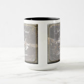 Mug Marbre élégant personnalisé (Centre)