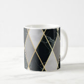 Mug Marbre géométrique : Gold Lines Luxe (Devant droit)