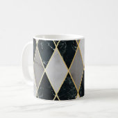 Mug Marbre géométrique : Gold Lines Luxe (Devant gauche)