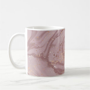 Mug Marbre liquide : Artistérie Rose d'or.