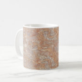 Mug marbre naturel avec design multicolore et (Devant gauche)