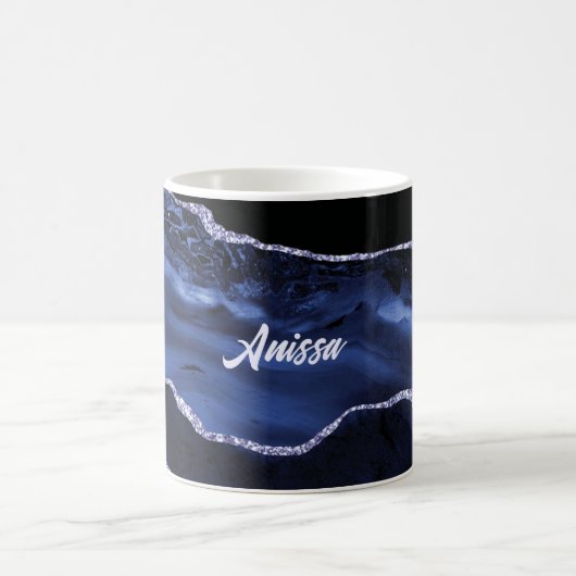 Mug Marbre noir et bleu (Centre)