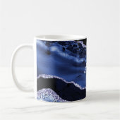 Mug Marbre noir et bleu (Gauche)