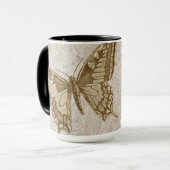 Mug Marbre papillon Brown (Devant gauche)