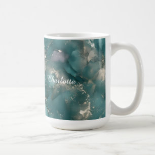 Mug Marbre personnalisé de luxe avec nom personnalisé