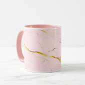 Mug Marbre rose (Devant gauche)