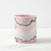 Mug Marbre rose clair Agate Collection moderne (Centre)