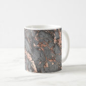 Mug Marbre rose gris or design moderne (Devant droit)