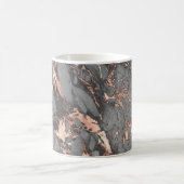 Mug Marbre rose gris or design moderne (Centre)