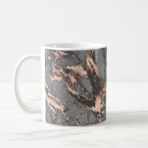Mug Marbre rose gris or design moderne